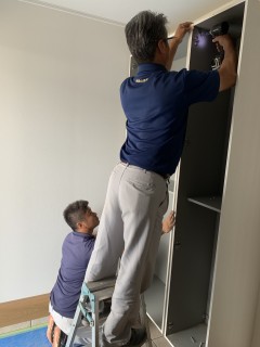 モデルハウス完成前のお掃除