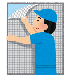 網戸張替え・田山の夏まつり