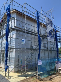 水戸市地震に強いテクノストラクチャーの家・工事中の様子