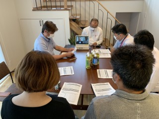 初！リモート会議