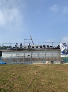 地震に強い瓦です