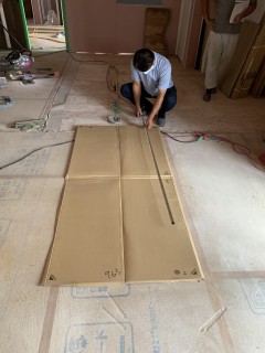 ダイニングテーブルの大きさ決定！