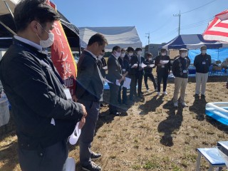 お客様感謝祭~朝礼～