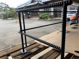 ロフトの手すりをつくりました